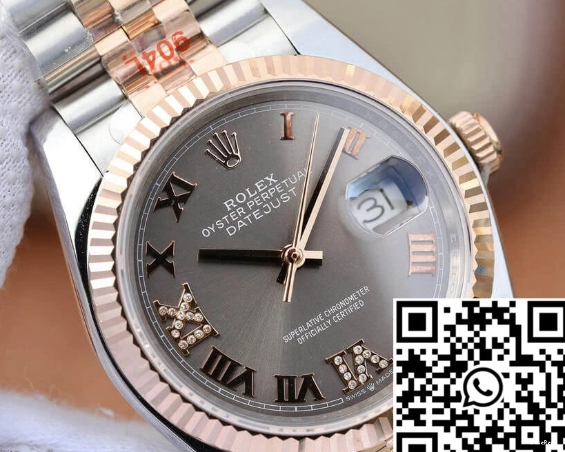 36MM Datejust Grey Dial Factory Rolex M126231-0023 GM 0327